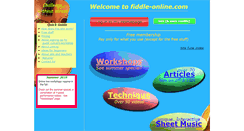 Desktop Screenshot of fiddle-online.com