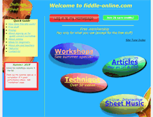 Tablet Screenshot of fiddle-online.com